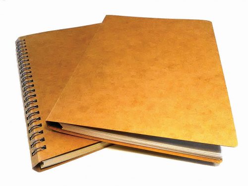 Recycled paper spiral notebook A/5