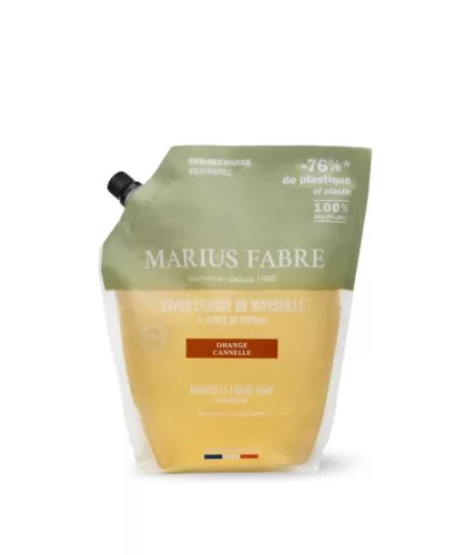 Marius Fabre Folyékony Marseille szappan - fahéjas narancs illatú - 1000 ml