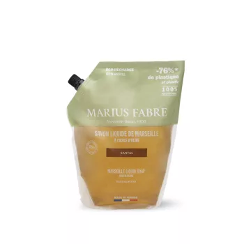  Marius Fabre Folyékony Marseille szappan - szantálfa illatú - 1000 ml