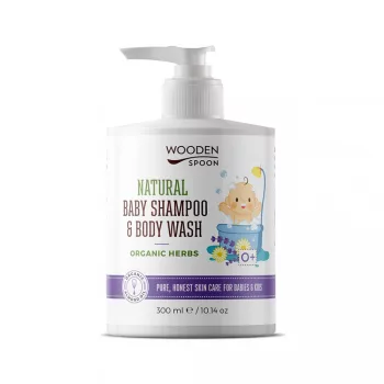   Wooden Spoon Natural - Baba sampon és tusfürdő - levendulás - 300 ml