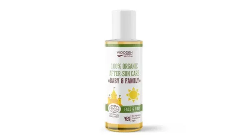 Wooden Spoon Bio napozás utáni olaj csecsemő és érzékeny bőrre - 100 ml