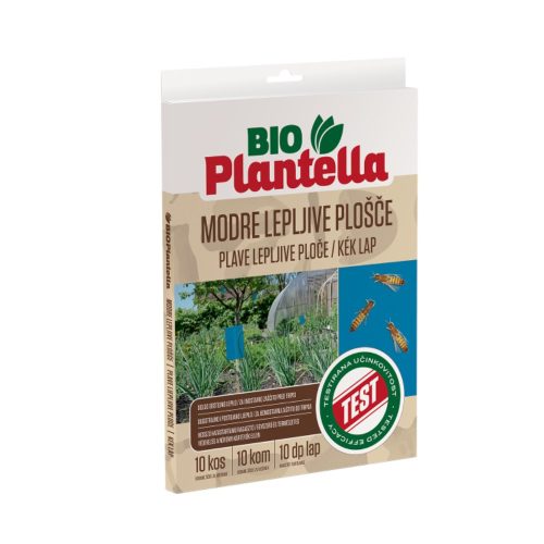 Bio Plantella Kéklap - rovarfogó ragadós lapok, tripsz ellen - (10 db)