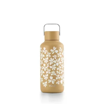   Equa Timeless rozsdamentes acél kulacs - Des Fleurs (600 ml)