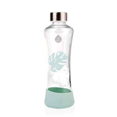 Equa Urban Jungle Glass Bottle - Monstera (550 ml)