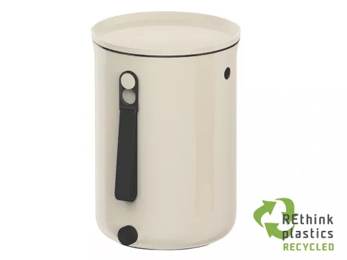 Bokashi Organko 2 Konyhai mini komposztáló + 1kg Bokashi starter - Cream White