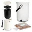 Bokashi Organko 2 Konyhai mini komposztáló + 1kg Bokashi starter - Cream White