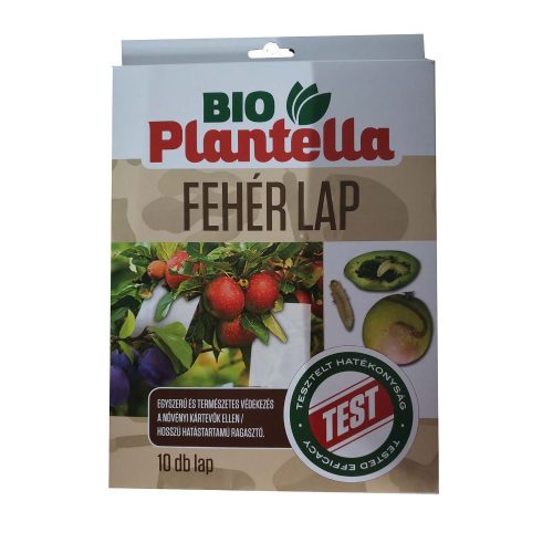 Bio Plantella Fehérlap - rovarfogó ragadós lapok, gyümölcsfákhoz - (10 db)