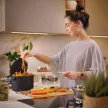 Bokashi Organko Daily Konyhai zöldhulladék, komposzt tároló - fekete