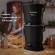 Bokashi Organko Essential Konyhai komposztáló szett - fekete-szürke (+ 1kg starter)