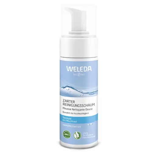 Weleda Gyengéd arctisztító hab normál és kombinált bőrre - 150 ml