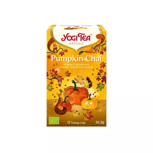 Yogi Tea Sütőtökös Pumpkin chai bio tea (17 filter)
