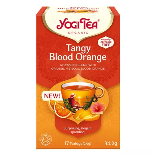 Yogi Tea Pezsdítő vérnarancs bio tea (17 filter)