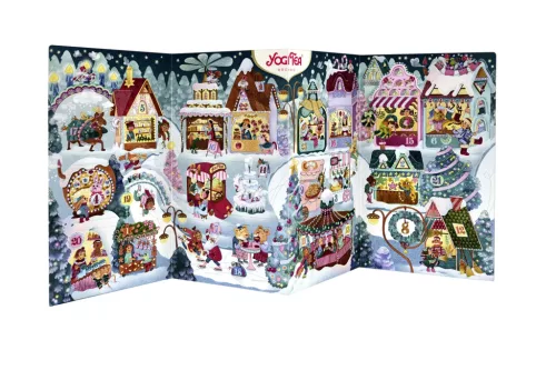 Yogi Tea Adventi Naptár, kalendárium - Bio teaválogatás - kihajtható (24 filter)