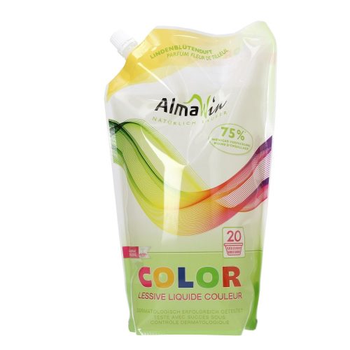 Almawin COLOR folyékony mosószer koncentrátum színes ruhákhoz - 1500ml, hársfavirág kivonattal (20 mosás)