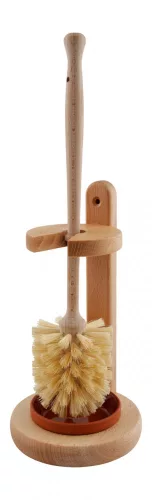 Redecker fa WC-kefe, tartóval - növényi sörtével, 37 cm (kifutó)