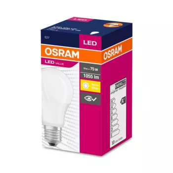   Osram LED izzó - 10 W (75 W izzó helyett), E27, 2700K meleg fehér
