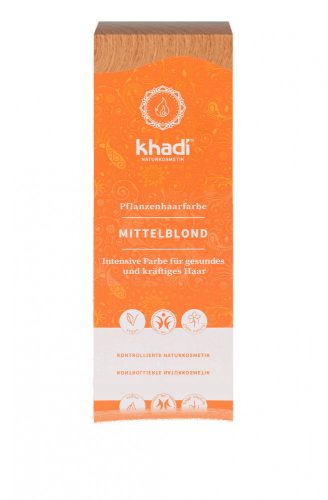 Khadi Herbal Hair Colour Powder – Middle Blonde