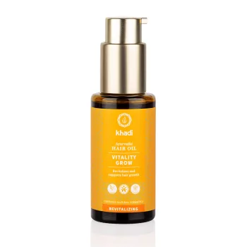   Khadi hajnövekedést serkentő ayurvédikus hajolaj - VITALITY GROW - 50 ml