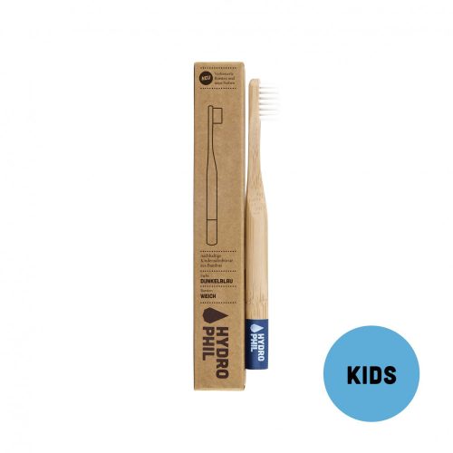 Hydrophil Bamboo Toothbrush for Children - Soft Bristles - blue