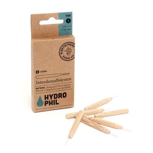 Hydrophil Bamboo Interdental Brush 0,45mm (6 pcs)