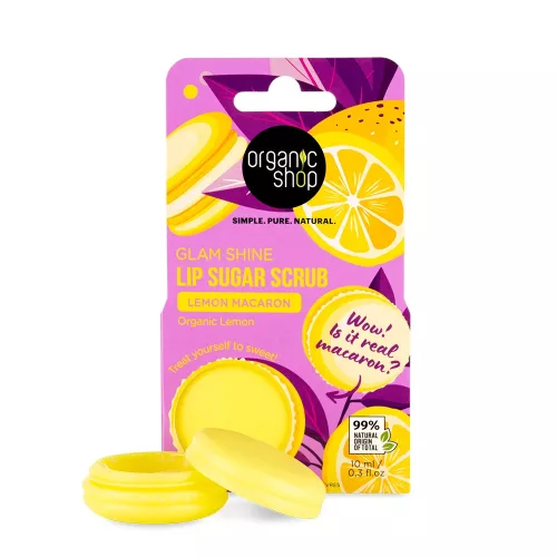 Organic Shop “Citromos macaron” cukros ajakradír bio citrommal - 10 ml