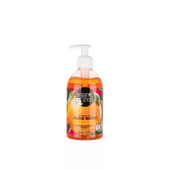   Organic Shop “Mediterrán szellő” Illatos folyékony szappan narancsvirággal és C-vitaminnal - 400 ml (kifutó)