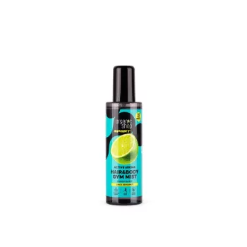   Organic Shop “Active Aroma” haj- és testpermet lime-mal és bergamottal - 200 ml