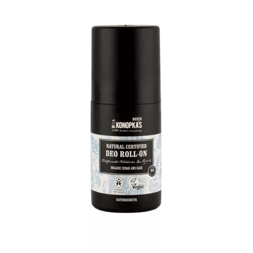 Dr.Konopka's MEN Minősített golyós dezodor bio cédrussal és zsályával - 50 ml