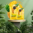 Organic Shop Lifting & Glow Kollagénes fátyolmaszk ananásszal és mangóval - 1 db