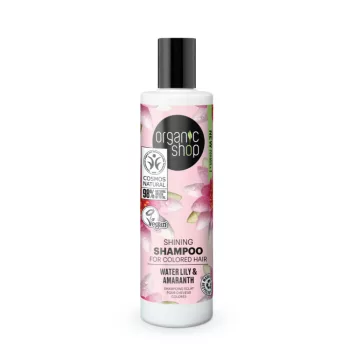   Organic Shop Shine sampon vízililiommal és amaránttal - 280ml