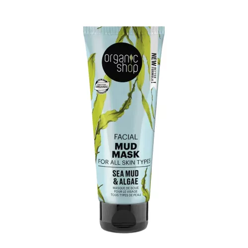 Organic Shop Arcmaszk tengeri iszappal és algával - 75 ml