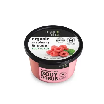   Organic Shop Cukros testradír - Málnakrém - 250 ml (kifutó)
