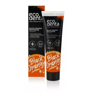   Ecodenta fogkrém fehérítő szénnel és naranccsal - 100 ml