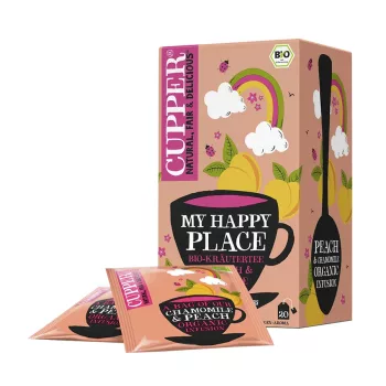   CUPPER My Happy Place bio gyümölcsös gyógynövény tea (20 filter)