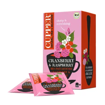 CUPPER Áfonya & Málna bio gyümölcstea (20 filter)