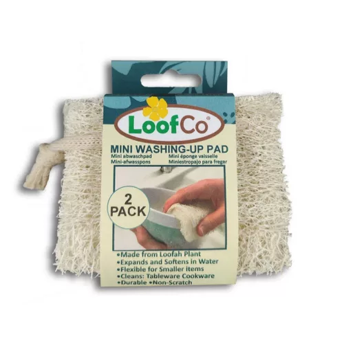 LoofCo Luffa mosogatószivacs, mini - 2 db