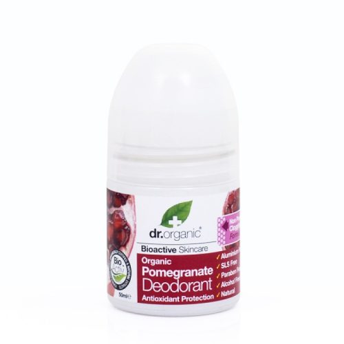 Dr. Organic Bioactive roll-on deodorant - Pomegranate