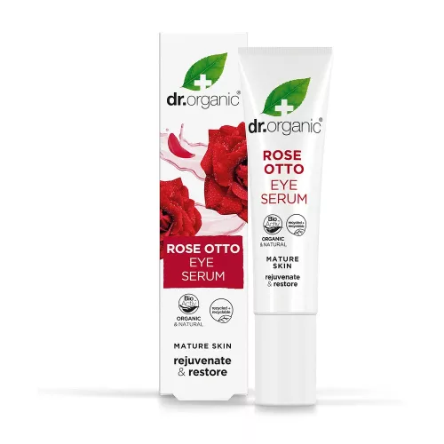 Dr. Organic Szemkörnyékápoló szérum bio damaszkuszi rózsaolajjal - 15 ml