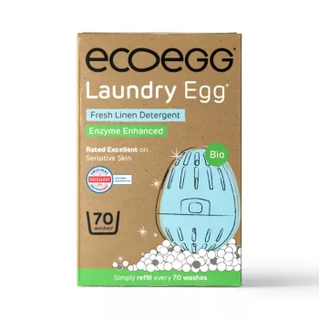   Ecoegg mosótojás, hozzáadott enzimmel - friss pamut (70 mosás)