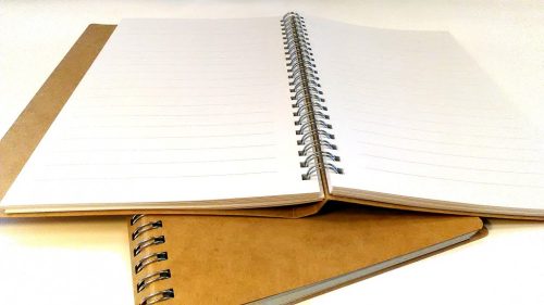 Recycled paper spiral notebook A/5