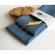 BlessYou Cloth Napkin - Blue (linen)