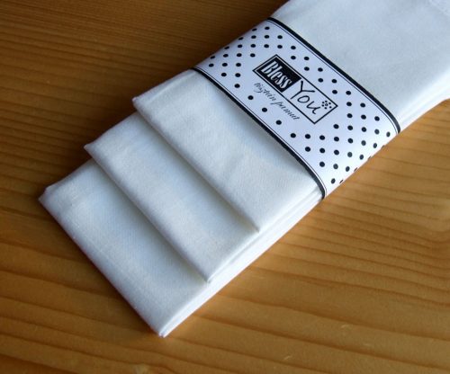 BlessYou Handkerchiefs - size S - "Creamy white"