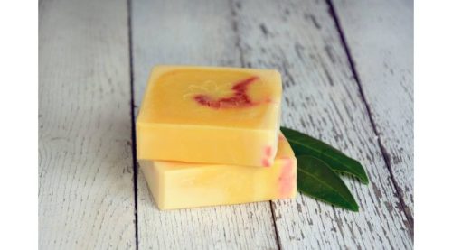 Napvirág natural soap - with sweet orange essential oil and fresh orange jui