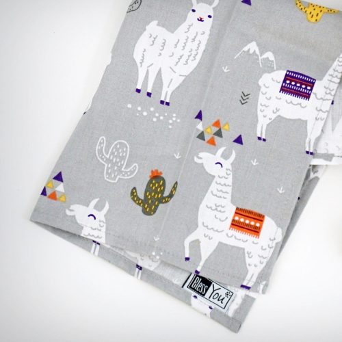 BlessYou Handkerchiefs - size M - "Llamas"