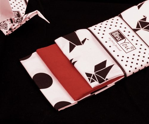 BlessYou Handkerchiefs - size L – "Origami birds"