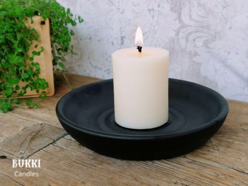 BUKKI eco rapeseed wax candle – classic candles (2 pcs)