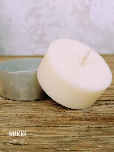 BUKKI eco rapeseed wax candle - tealight refills (12 pcs)