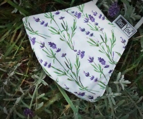 BlessYou textile face mask with nose wire - lavender