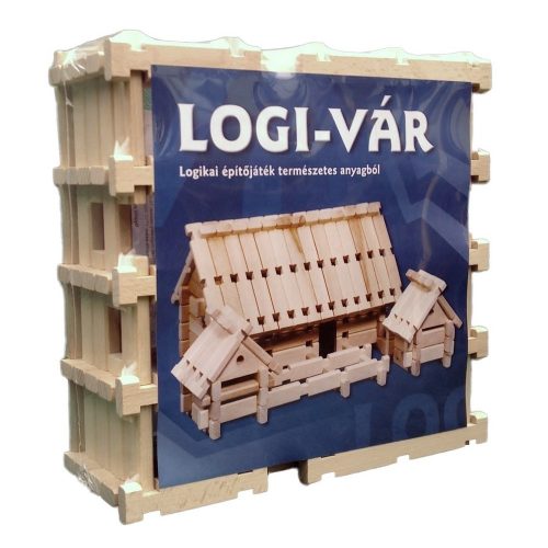 LOGI-VÁR wooden building block set
