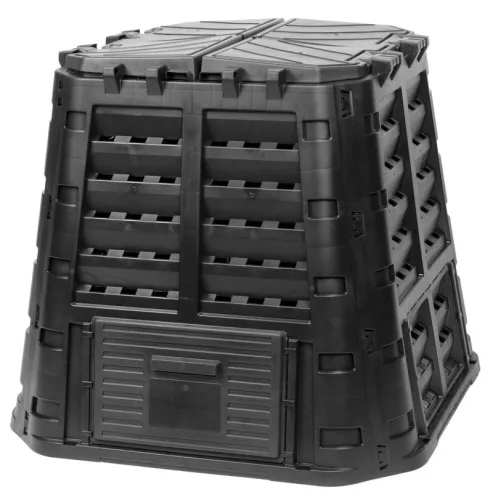 Qbrick Patrol Eco Multi komposztáló - 480 literes, fekete
